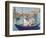 The Boat, (Claude Monet in His Floating Studio), 1874-Edouard Manet-Framed Giclee Print