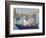 The Boat, (Claude Monet in His Floating Studio), 1874-Edouard Manet-Framed Giclee Print