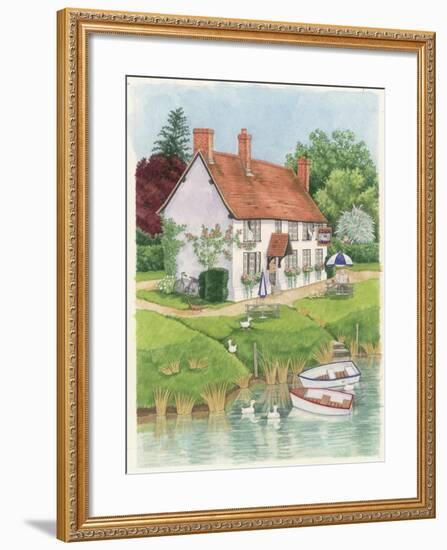 The Boat Inn, 2003-Linda Benton-Framed Giclee Print