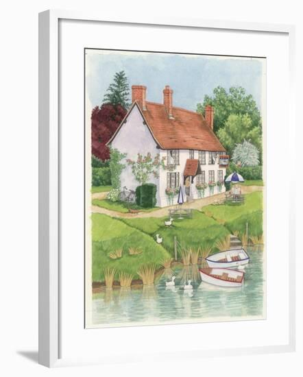 The Boat Inn, 2003-Linda Benton-Framed Giclee Print