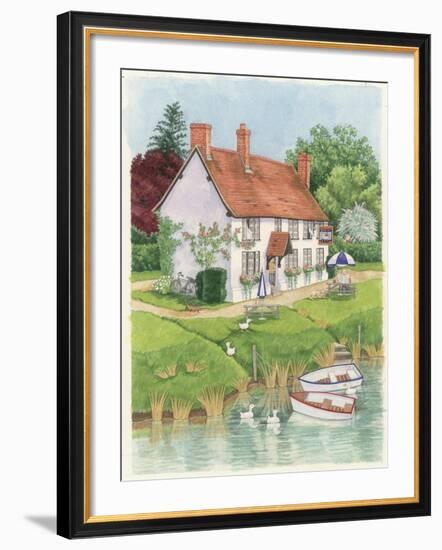 The Boat Inn, 2003-Linda Benton-Framed Giclee Print