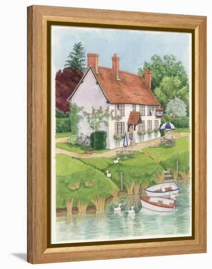 The Boat Inn, 2003-Linda Benton-Framed Premier Image Canvas