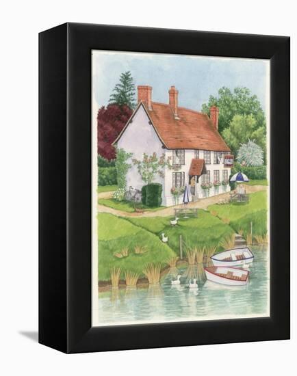 The Boat Inn, 2003-Linda Benton-Framed Premier Image Canvas