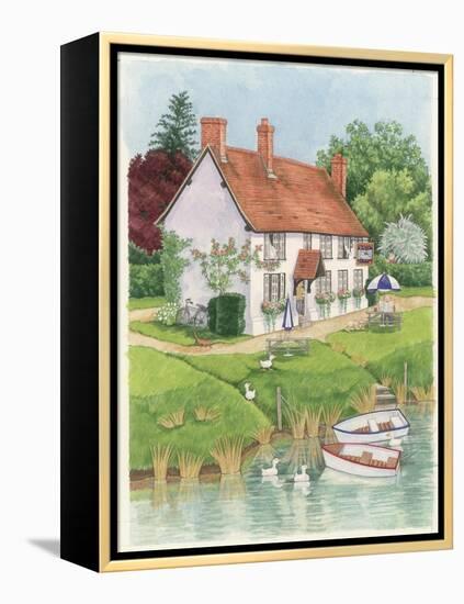 The Boat Inn, 2003-Linda Benton-Framed Premier Image Canvas