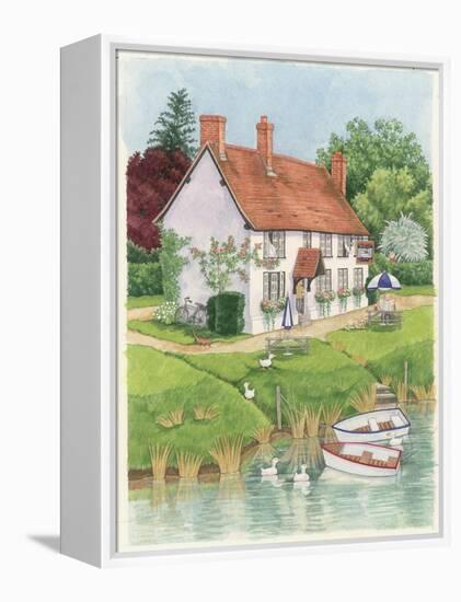 The Boat Inn, 2003-Linda Benton-Framed Premier Image Canvas