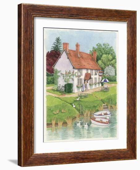 The Boat Inn, 2003-Linda Benton-Framed Giclee Print