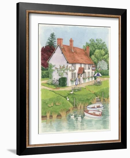 The Boat Inn, 2003-Linda Benton-Framed Giclee Print