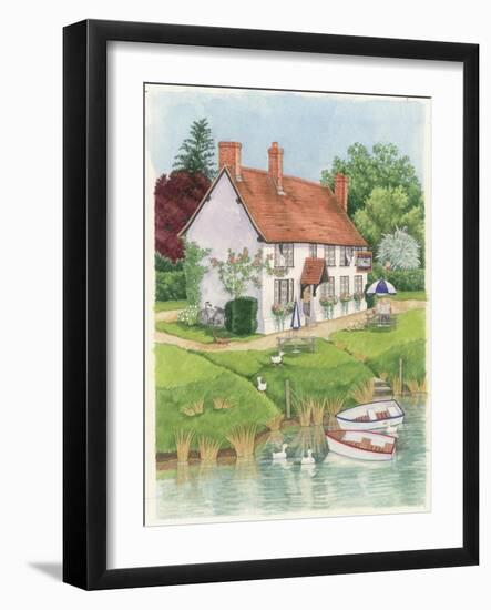 The Boat Inn, 2003-Linda Benton-Framed Giclee Print