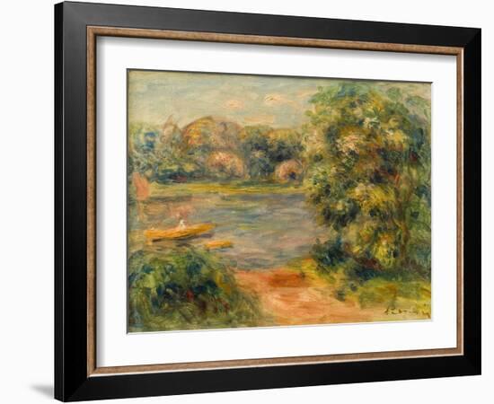 The Boat on the Lake, 1901-Pierre-Auguste Renoir-Framed Giclee Print