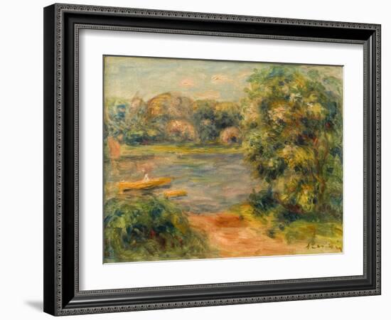 The Boat on the Lake, 1901-Pierre-Auguste Renoir-Framed Giclee Print