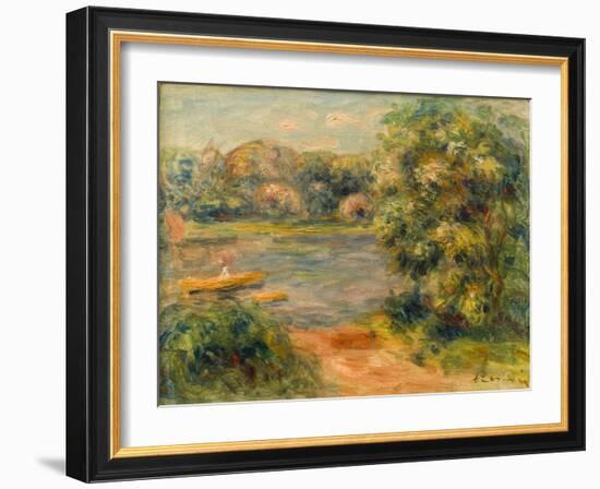 The Boat on the Lake, 1901-Pierre-Auguste Renoir-Framed Giclee Print