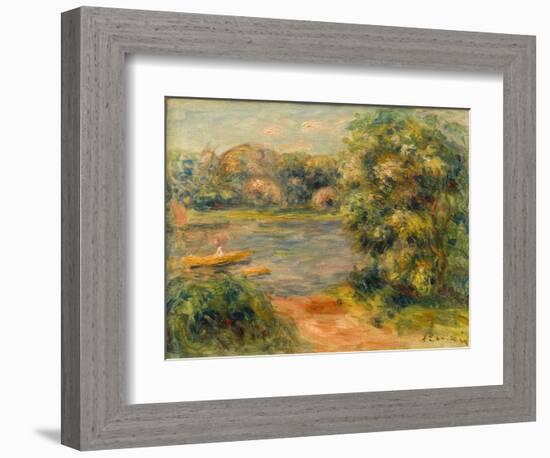 The Boat on the Lake, 1901-Pierre-Auguste Renoir-Framed Giclee Print