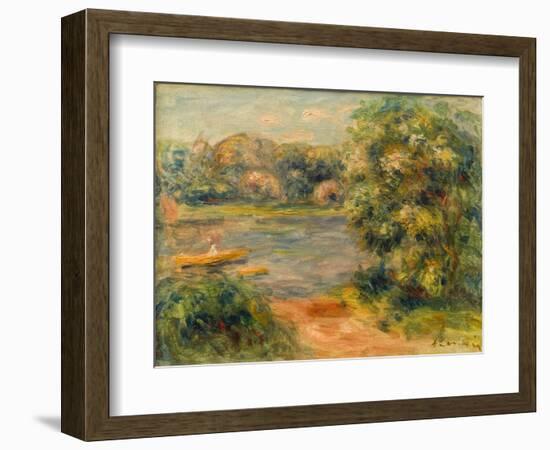 The Boat on the Lake, 1901-Pierre-Auguste Renoir-Framed Giclee Print