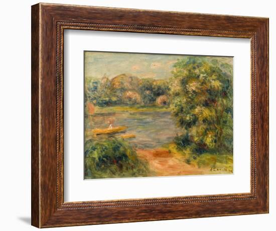 The Boat on the Lake, 1901-Pierre-Auguste Renoir-Framed Giclee Print