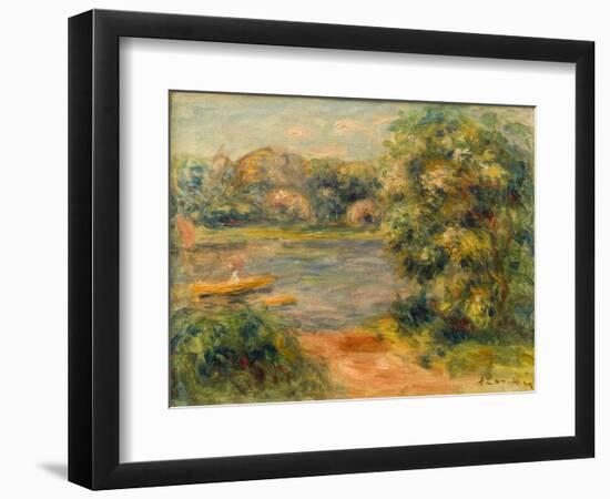 The Boat on the Lake, 1901-Pierre-Auguste Renoir-Framed Giclee Print