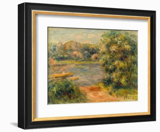 The Boat on the Lake, 1901-Pierre-Auguste Renoir-Framed Giclee Print