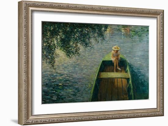 The Boat on the Marne. En Barque sur la Marne. 1905-Henri Lebasque-Framed Giclee Print