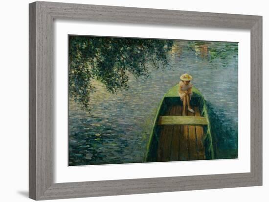 The Boat on the Marne. En Barque sur la Marne. 1905-Henri Lebasque-Framed Giclee Print