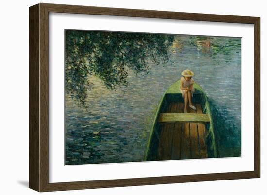 The Boat on the Marne. En Barque sur la Marne. 1905-Henri Lebasque-Framed Giclee Print