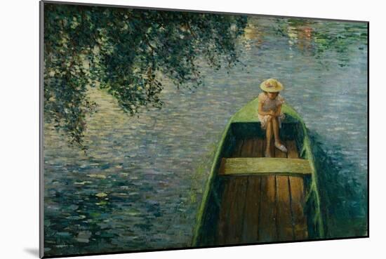 The Boat on the Marne. En Barque sur la Marne. 1905-Henri Lebasque-Mounted Giclee Print