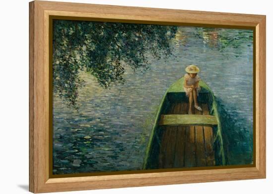 The Boat on the Marne. En Barque sur la Marne. 1905-Henri Lebasque-Framed Premier Image Canvas