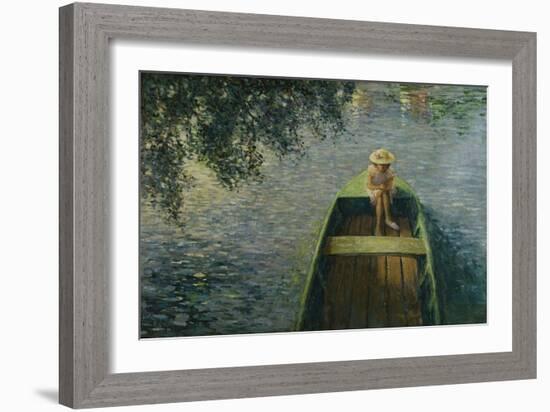 The Boat on the Marne; En Barque Sur La Marne-Henri Lebasque-Framed Giclee Print