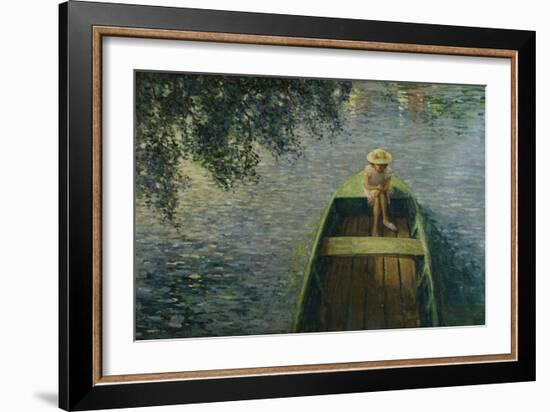 The Boat on the Marne; En Barque Sur La Marne-Henri Lebasque-Framed Giclee Print