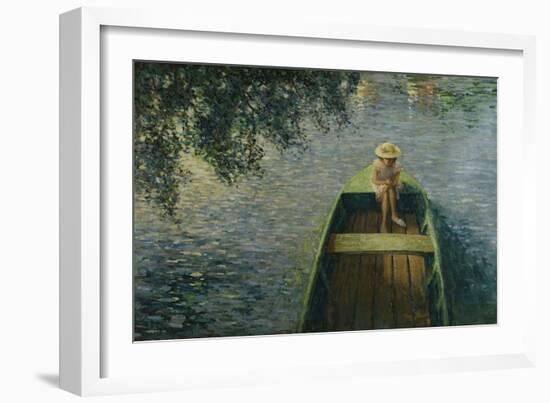 The Boat on the Marne; En Barque Sur La Marne-Henri Lebasque-Framed Giclee Print