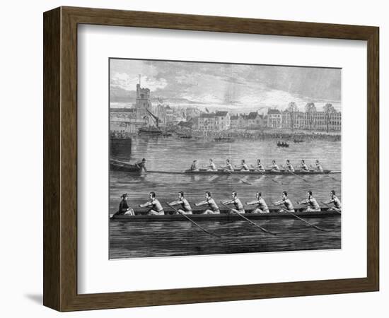 The Boat Race, Ready to Start-Harry Payne-Framed Photographic Print