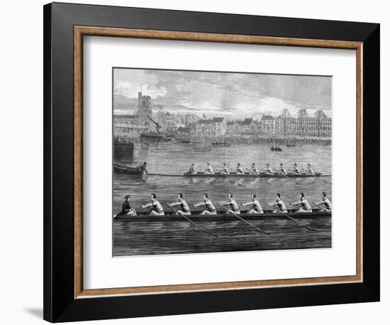 The Boat Race, Ready to Start-Harry Payne-Framed Photographic Print