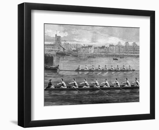 The Boat Race, Ready to Start-Harry Payne-Framed Photographic Print