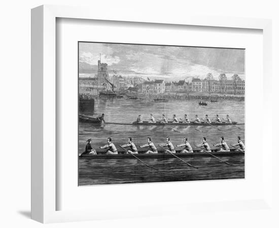 The Boat Race, Ready to Start-Harry Payne-Framed Photographic Print