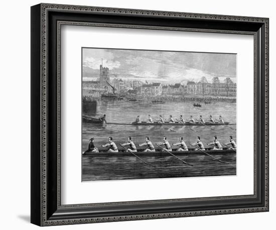 The Boat Race, Ready to Start-Harry Payne-Framed Photographic Print