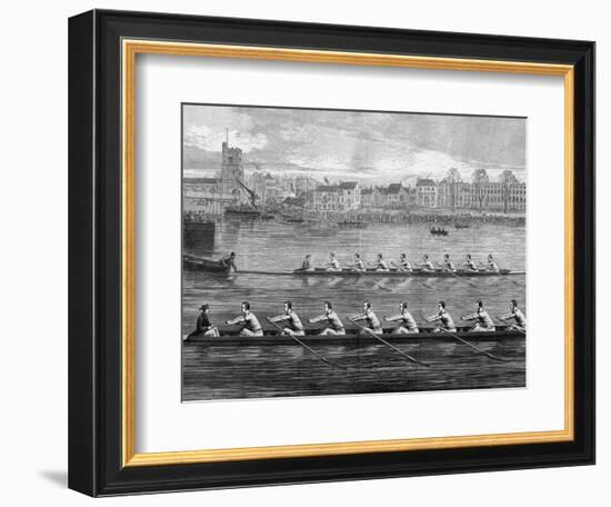 The Boat Race, Ready to Start-Harry Payne-Framed Photographic Print