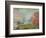 The Boat Studio on the Seine, 1875-Claude Monet-Framed Premium Giclee Print