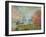 The Boat Studio on the Seine, 1875-Claude Monet-Framed Giclee Print