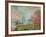 The Boat Studio on the Seine, 1875-Claude Monet-Framed Giclee Print