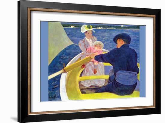 The Boat Travel-Mary Cassatt-Framed Art Print