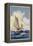 The Boat Which Joshua Slocum Rebuilt and Sailed Single- Handed Round the World 1895-1896-Maurice Randall-Framed Premier Image Canvas