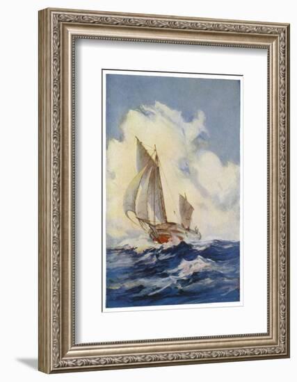 The Boat Which Joshua Slocum Rebuilt and Sailed Single- Handed Round the World 1895-1896-Maurice Randall-Framed Photographic Print