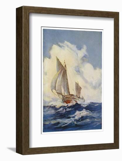 The Boat Which Joshua Slocum Rebuilt and Sailed Single- Handed Round the World 1895-1896-Maurice Randall-Framed Photographic Print