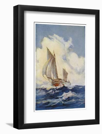 The Boat Which Joshua Slocum Rebuilt and Sailed Single- Handed Round the World 1895-1896-Maurice Randall-Framed Photographic Print