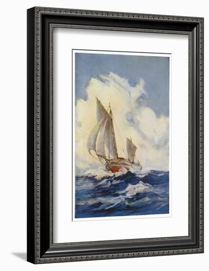 The Boat Which Joshua Slocum Rebuilt and Sailed Single- Handed Round the World 1895-1896-Maurice Randall-Framed Photographic Print
