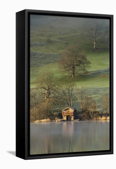 The Boathouse, Ullswater, Lake District National Park, Cumbria, England, United Kingdom, Europe-James Emmerson-Framed Premier Image Canvas