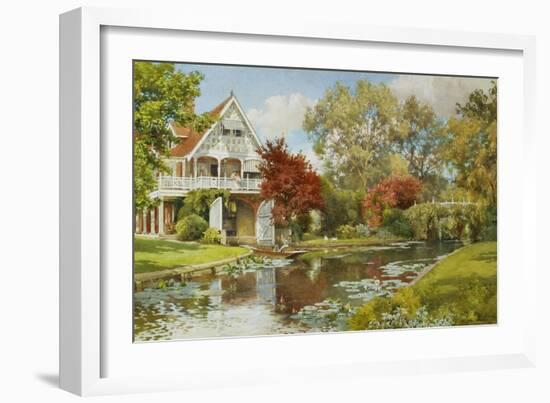 The Boathouse-Alfred Parsons-Framed Giclee Print