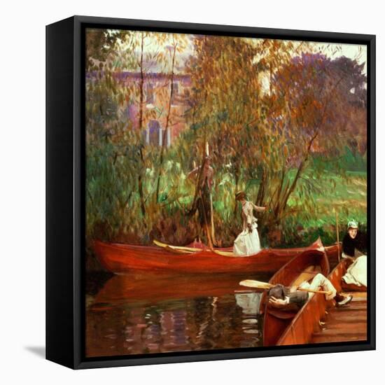 The Boating Party, 1889-John Singer Sargent-Framed Premier Image Canvas