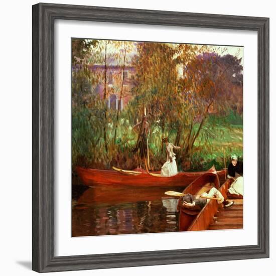 The Boating Party, 1889-John Singer Sargent-Framed Giclee Print