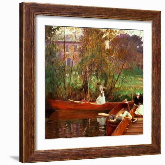 The Boating Party, 1889-John Singer Sargent-Framed Giclee Print