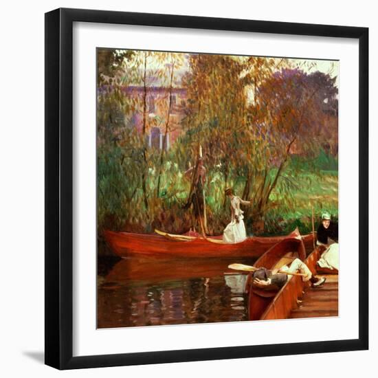 The Boating Party, 1889-John Singer Sargent-Framed Giclee Print