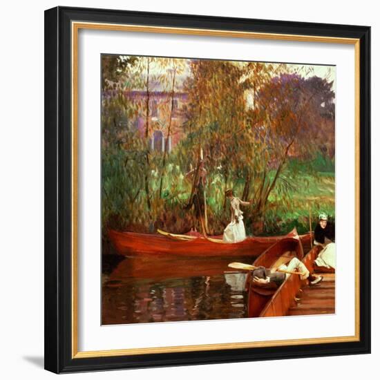 The Boating Party, 1889-John Singer Sargent-Framed Giclee Print